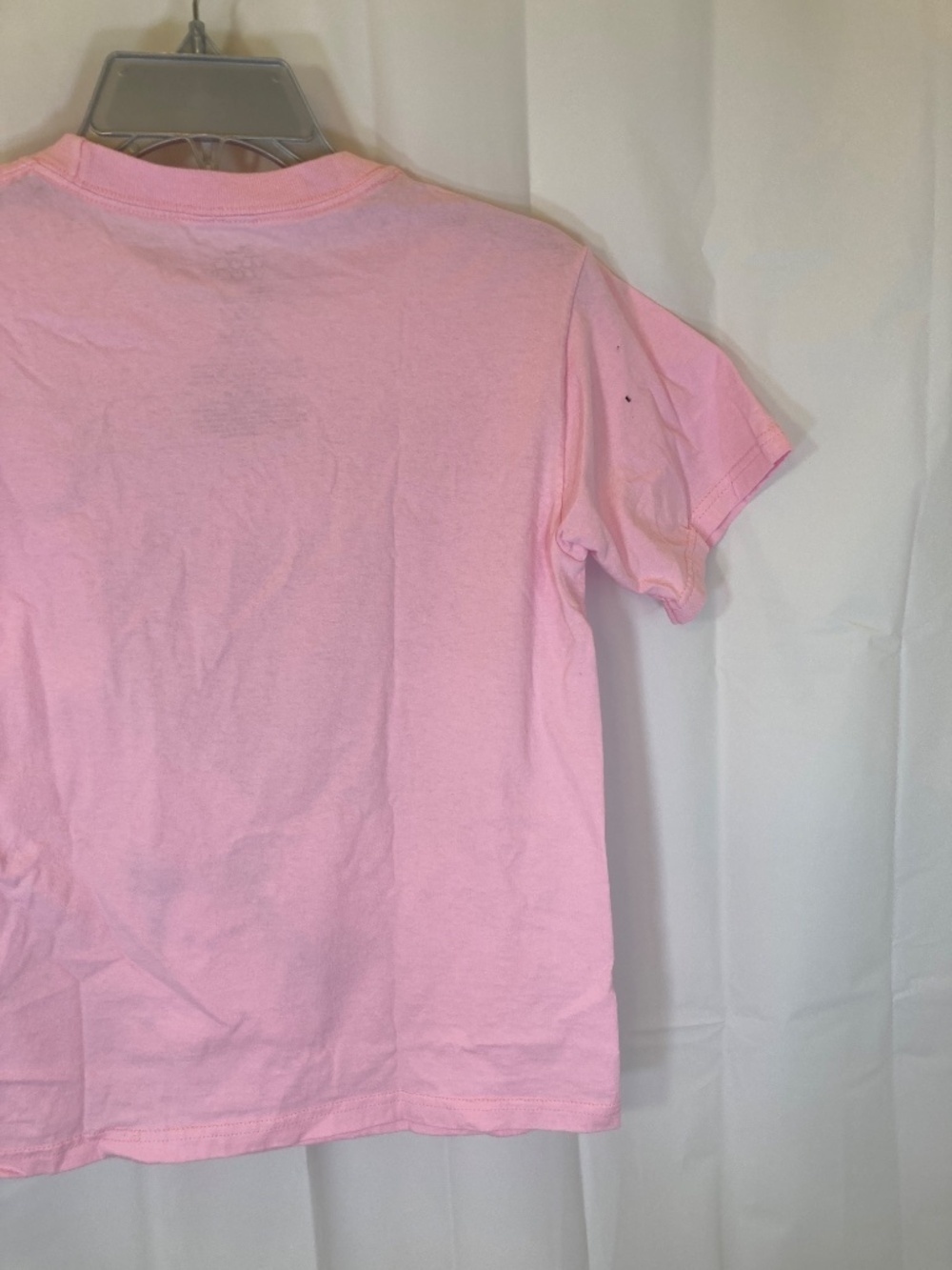 Disney Tsum Tsum Pink YOUTH Shirt Sz L 10/12 Small Marks Glitter Accent - Picture 14 of 14